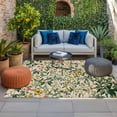thumbnail image 2 of Green Botanical Outdoor Rug for Patio/Deck/Porch, Non-Slip Large Area Rug 6 x 9 Ft, Vintage Plant Flowers Garden Leaf Motifs Indoor Outdoor Rugs Washable Area Rugs, Camping Rug Carpet Runner, 2 of 8