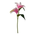 thumbnail image 2 of Flor Mainstays Lily Artificial con 2 Tallos Rosa, 2 of 4