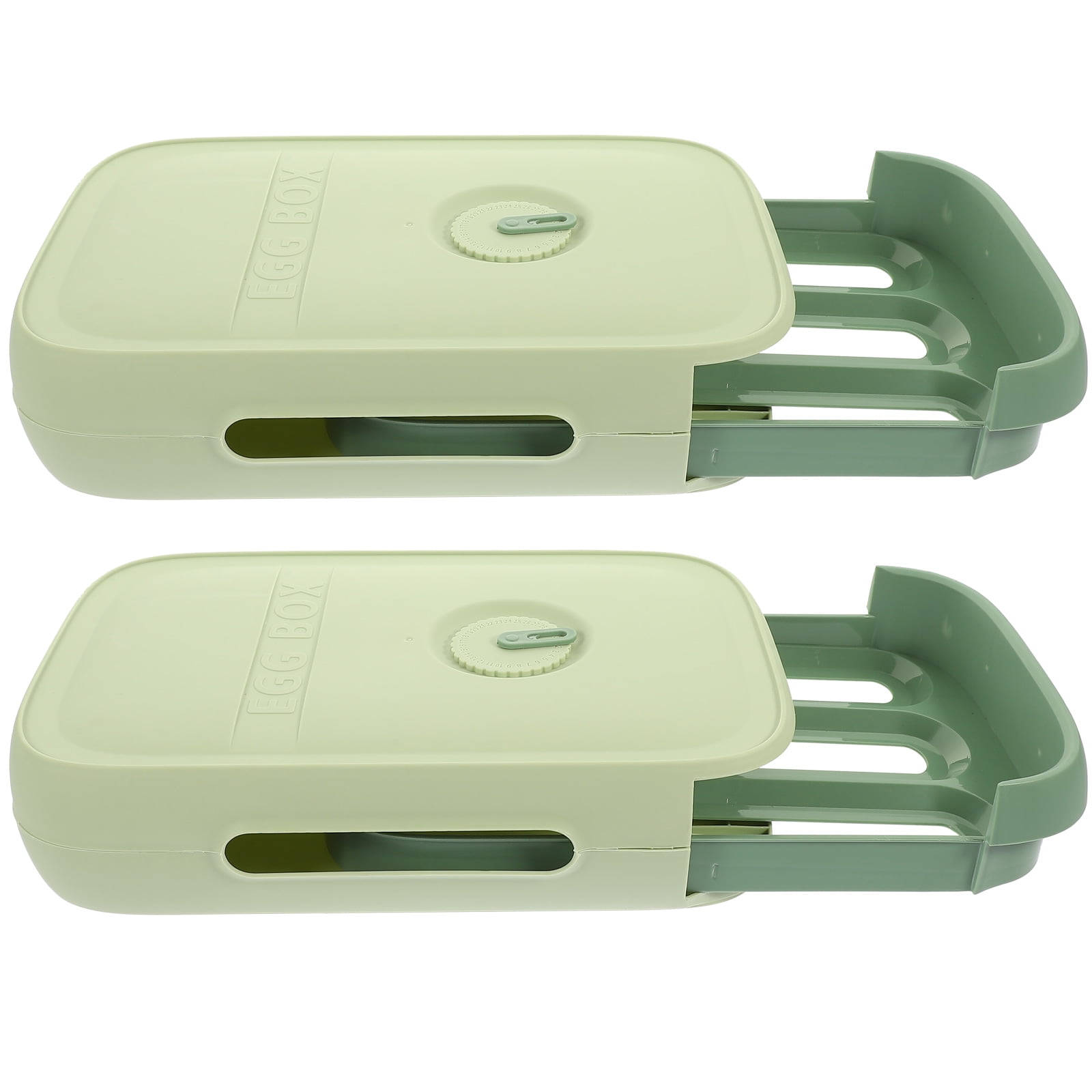 WHAMVOX  Refrigerator Egg Storage Case Fridge Shelf Holder Container Keep and