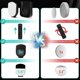 thumbnail image 3 of Magnetic Remote Control Holder Wall Mount, 4 Pair Remote Control Organizers Storage Self-Adhesive TV Remote Black Banmo, 3 of 5