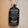 thumbnail image 3 of Odeerbi Stainless Steel Lettering Necklace My Son I Love You Necklace Birthday Anniversary Jewelry Gift for Son, 3 of 8