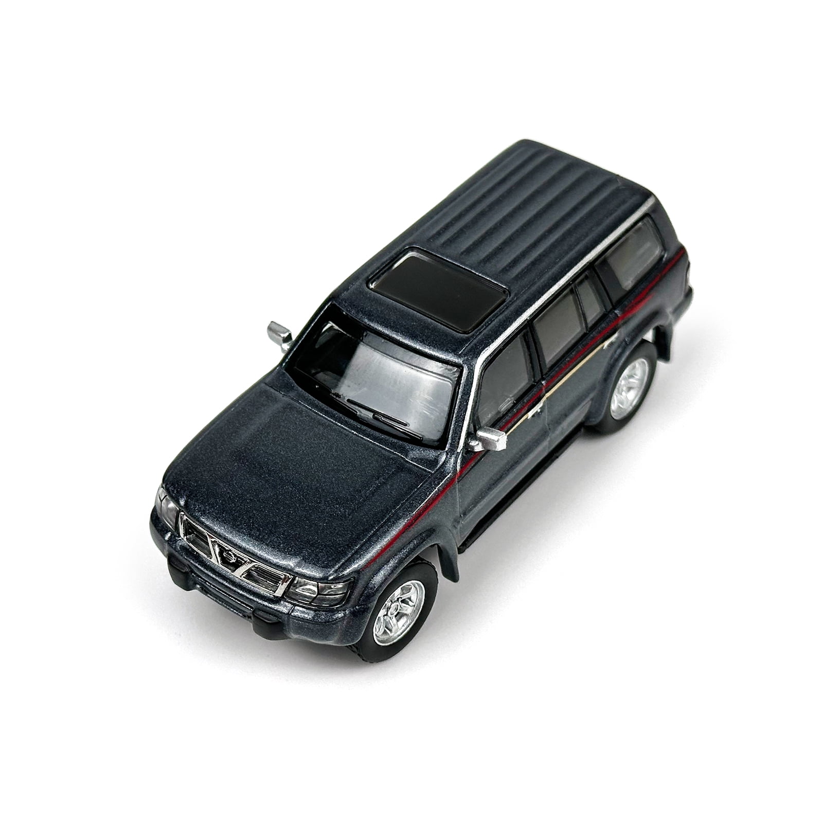 Paudi 1:64 Nissan Patrol Y61 Grey Diecast Model Car Toy Vehicle Collectible