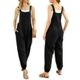 thumbnail image 5 of Coduop Women Sleeveless Bodysuit Jumpsuit Casual Baggy Overalls Loose Long Playsuits, 5 of 9