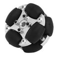 thumbnail image 3 of 38mm Omni Wheel, 360 Degree Movement Double Aluminum Robot Omni Directional Wheel  For Small Toys For Small Robot Cars, 3 of 8