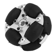 Robot Omni Wheel.38mm 1.5 Inch Double Aluminum Omni Wheel Robot Omni Directional Wheel with Metal Hubs - High-Quality and Versatile Wheel for Smooth and Precise Robot Movements
