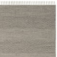 thumbnail image 5 of SAFAVIEH Montauk Karlene Geometric Striped Cotton Area Rug, Ivory/Anthracite, 9' x 12', 5 of 6