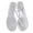Transparent color, variant on Women's Clear Flip Flop Sandals, Flat Thong Beach Jelly Slide Sandals