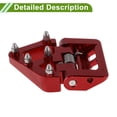 thumbnail image 4 of Espejos de motocicleta Unique Bargains para KTM EX/EC/MC 125-300 2021-2024 reposapiés estribos pedal de aleación de aluminio rojo 1 Pc, 4 of 6