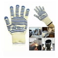 thumbnail image 1 of Guantes de aislamiento térmico de aramida guantes de silicona antiescaldaduras guantes de barbacoa resistentes a altas temperaturas, 1 of 7