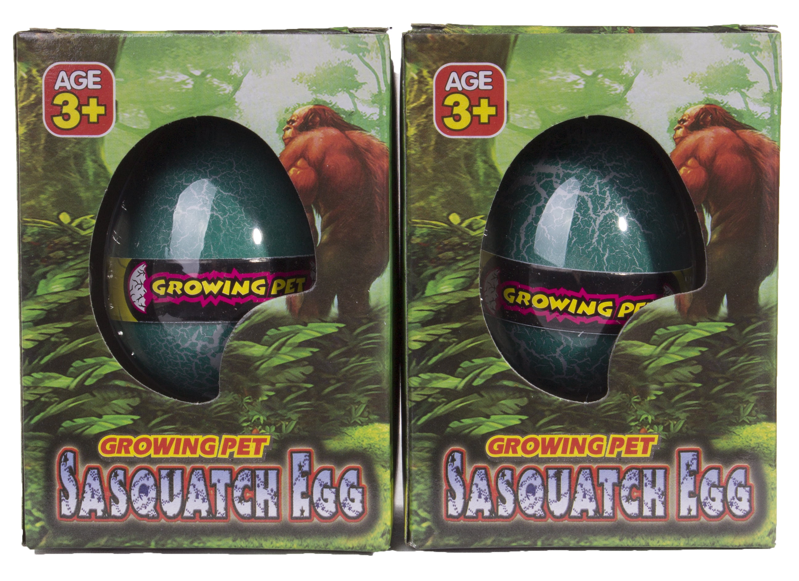 Just Add Water 2 QTY Cryptozoology Grow a Sasquatch Big Foot Egg Hatching Pet