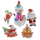 thumbnail image 4 of Globos navideños Jadeshay Juego de globos de Aluminio de Papá Noel 5 patrones, 4 of 12