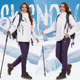 thumbnail image 6 of YUCOLEN Women's Waterproof Fleece Lined Snow Ski Pants Winter Warm Softshell Insulated Outdoor Hiking Pants Dark Purple M, 6 of 6