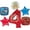 4th, variant on Star Wars Party Supplies The Last Jedi 5th Birthday Balloon Bouquet Decorations