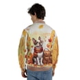thumbnail image 5 of Welcome Fall Boston Terrier Enjoys School Time Autumn Fall Leaves All Over Print 3D Baseball Jacket Gentleman Dog Lover Gifts Bomber Jacket Softball - 02013, 5 of 6