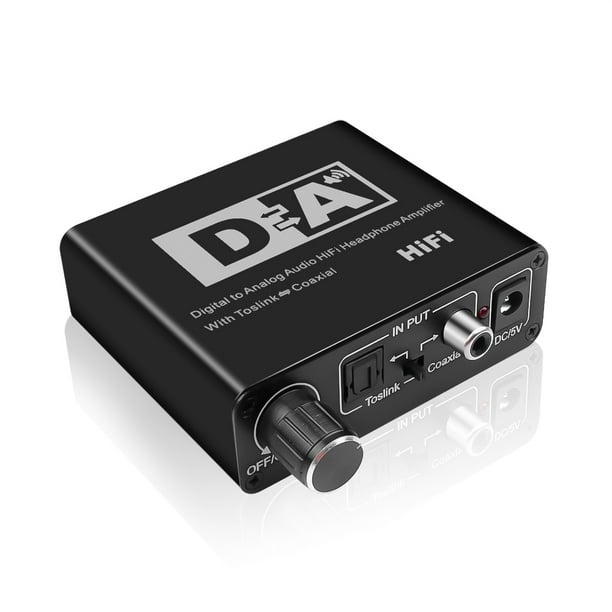 Convertisseur audio 3,5 mm dac numérique vers coaxial analogique