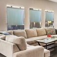 thumbnail image 4 of Sun Shade Curtain Universal Privacy Roll Up Drape Blackout for Car Window Cafe 40x125cm Silver, 4 of 9