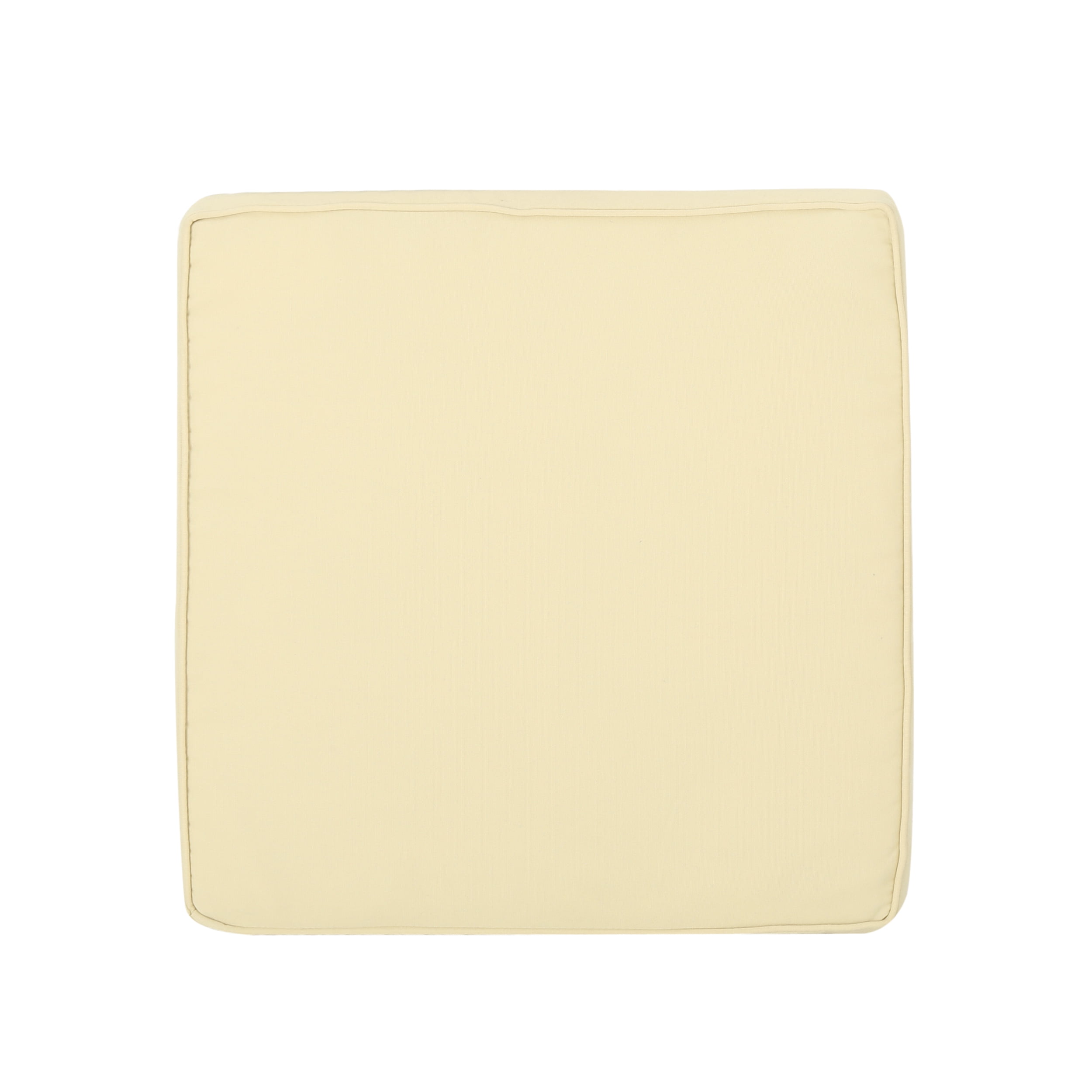 Noble House Hopewell Outdoor Fabric Club Chair Cushions in Cream