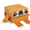 Orange Sloth, variant on Pillow Cube Kid Cubes Rainbow Unicorn Toddler Pillow, 2-in-1 Fun Toy & Plush Pillow for Kids Ages 3+