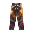 thumbnail image 2 of Fotbe Sunset Flower Meditating Raccoon Men's Pajama Pants,Sleepwear Pants,Pj Bottoms Drawstring And Pockets-X-Large, 2 of 7