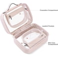 thumbnail image 4 of LHSHID Travel Toiletry Bag TSA Approved Makeup Bag Clear 2 Layer Cosmetic Bag with Handle Waterproof Transparent Makeup Organizer, 4 of 6