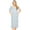 Blue, variant on Womens Nightgowns Sleepwear Soft Pajama Dress Nightshirts Plus Size