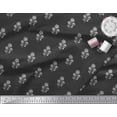 thumbnail image 2 of Soimoi Rayon Fabric Leaves & Floral Block Decor Fabric Printed Yard 56 Inch Wide, 2 of 3