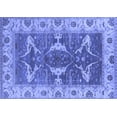 thumbnail image 1 of Ahgly Company Indoor Rectangle Oriental Blue Industrial Area Rugs, 2' x 3', 1 of 4