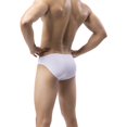thumbnail image 4 of Men's Seamless Low Rise Briefs Ice Silk Breathable Mini Briefs Underpants, 4 of 19