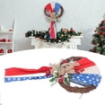 thumbnail image 4 of Corona Roja Blanca Y Azul, Material Duradero De Corona Patriótica Para Fiesta OTVIAP Front Door Wreath, 4 of 8