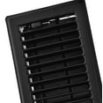 thumbnail image 2 of Imperial 4-inch x 12-inch Matte Black Steel Painted Louvered, Floor Register, Rectangular, Household Vent Covers, 2 of 5
