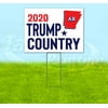 Arkansas For Trump Flag (18" x 24") Yard Sign, Includes Metal Step Stake