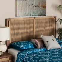 bali & pari Holitz Boho Headboard, Queen, Walnut Brown