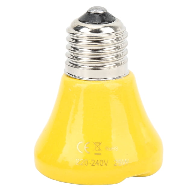 Bombilla de calor de cerámica para reptiles, minilámpara de calor infrarrojo para anfibios, para lagartos y reptiles, 220 V-240 V