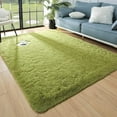 thumbnail image 6 of Arogan Super Soft Fluffy Area Rug For Living Room, Shaggy Carpet For Bedroom Nursery Room, 4'x5.3',Green, 6 of 6