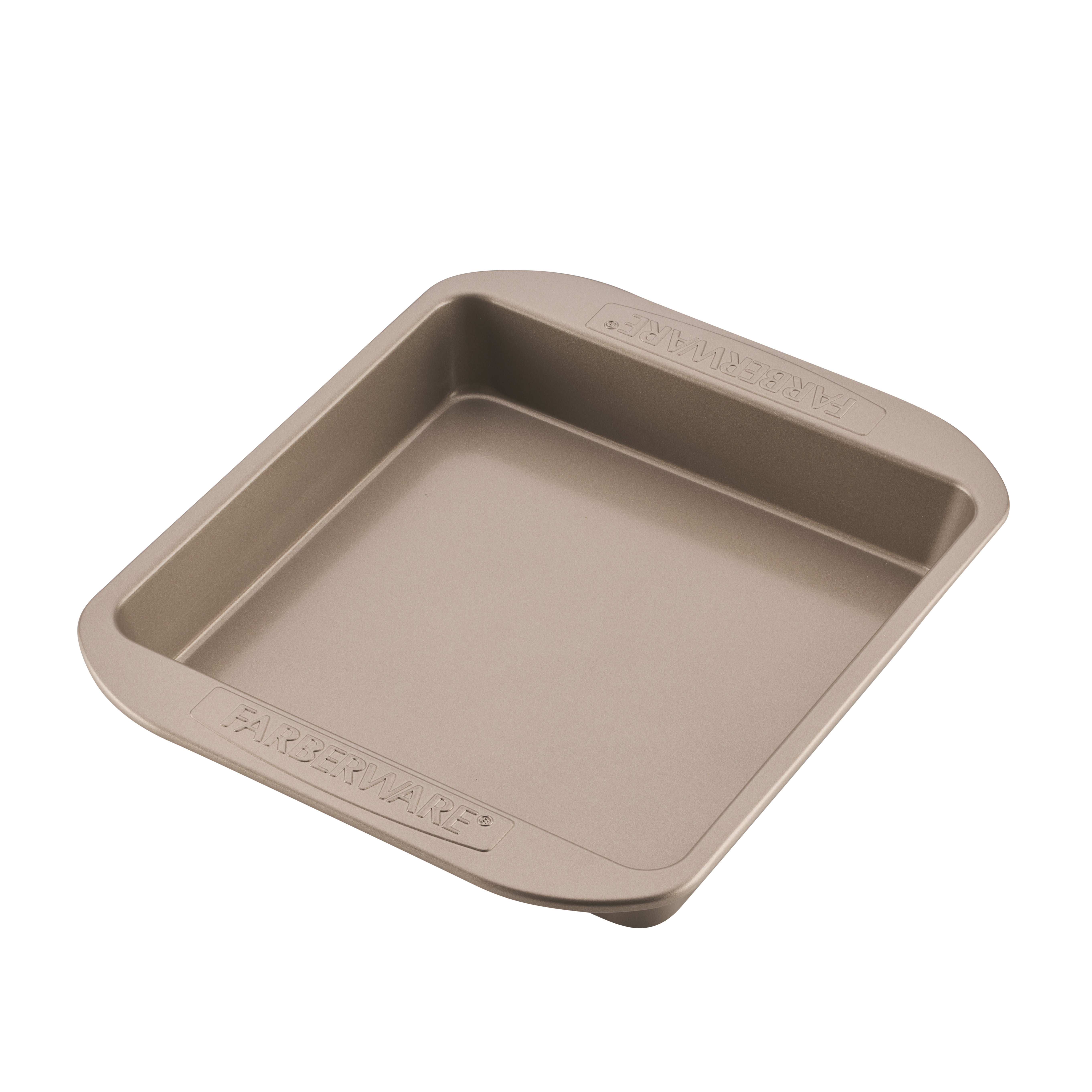 Farberware Bakeware 9in Nonstick Square Cake Pan, Mocha
