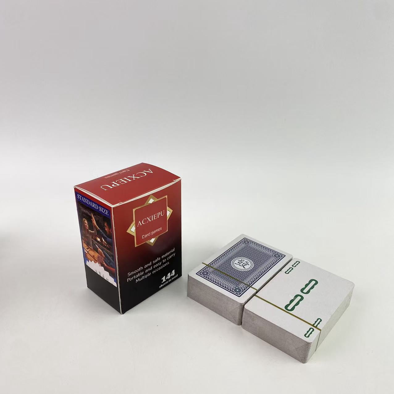 ACXIEPU Card games,Mahjong Playing Cards Chinese Mahjong 2026 American Games Large Print Handheld Poker Mahjong Cards