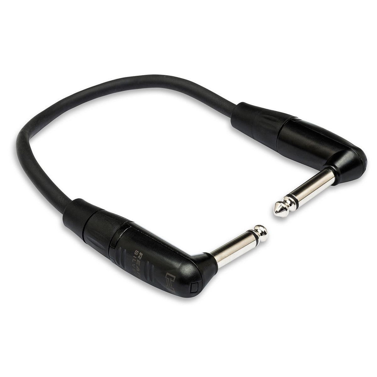 Hosa Technology REAN Right-Angle to Right-Angle Pro Guitar Patch Cable, 12"