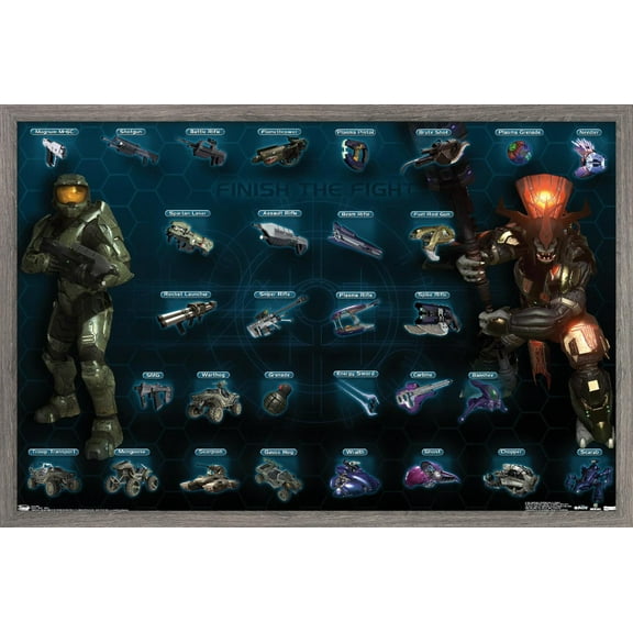 Halo 3 - Chart - Whole Poster