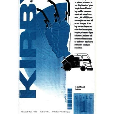 Kirby VFBU49240005 Generation 3 Style 1 Vacuum Bags