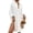 White, variant on Bsubseach Fashion Swim Cover Ups for Women Button Down Long Sleeve Shirt Beach Outfits