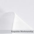 LUSHVIDA 6 Pack White Tablecloths 108 inch Round Table Cloth Polyester ...