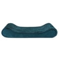 thumbnail image 2 of FurHaven Pet Dog Bed | Memory Foam Minky Plush & Velvet Luxe Lounger Pet Bed for Dogs & Cats, Spruce Blue, Medium, 2 of 11