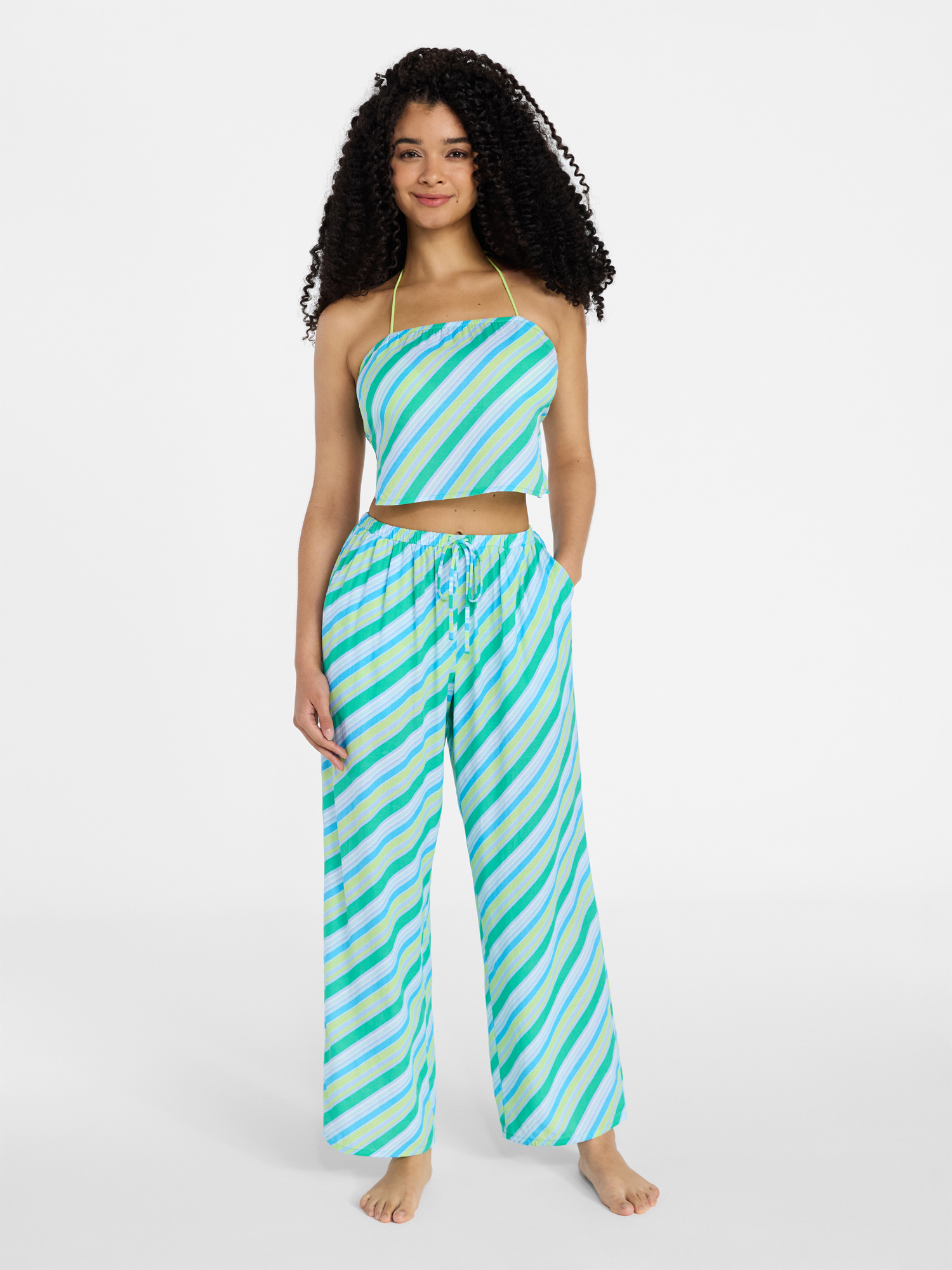 No Boundaries Tube Top Bikini Coverup, Women's XXS-XXL