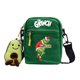 thumbnail image 1 of Adorno navideño del Grinch de Hanety, adornos navideños del Grinch, bolso cuadrado pequeño navideño, bonito bolso de hombro, bolso cruzado de lona colorida con cremallera, regalos navideños., 1 of 2