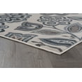 thumbnail image 5 of Madison Transitional 2' x 3' Cream and Gray Polypropylene Indoor Area Rug, 5 of 9