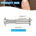 thumbnail image 2 of Uxcell High Definition Door Viewer Peephole for Enhanced Security in Homes, Offices, and Hotels Chrome 9/16"(2-3/16"to 3-3/4"), 2 of 7