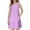 Purple, variant on Liyamei Girl's Sundresses Summer Boho Tie Shoulder Midi Tiered Dresses With Pockets Girls Summer Dresses 3-4 Years