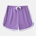 thumbnail image 5 of TOWED22 Girls Boys Athletic Shorts Toddler Soccer Sports Shorts Kids Quick Dry Gym Running Short(Purple,7-8 Y), 5 of 5