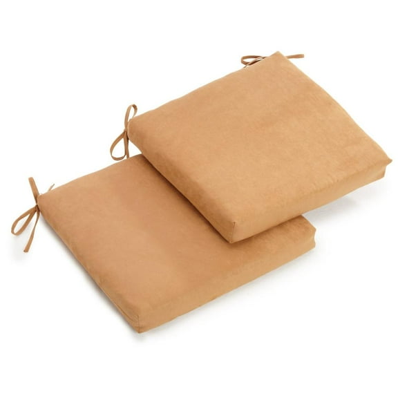 Blazing Needles 20-inch by 19-inch Spun Polyester Chair Cushion (Set of Two)