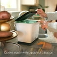 thumbnail image 3 of Full Circle Fresh Air Odor-Free Kitchen Compost Bin, Green Slate, 3 of 5